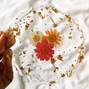 Floral Resin Coasters
